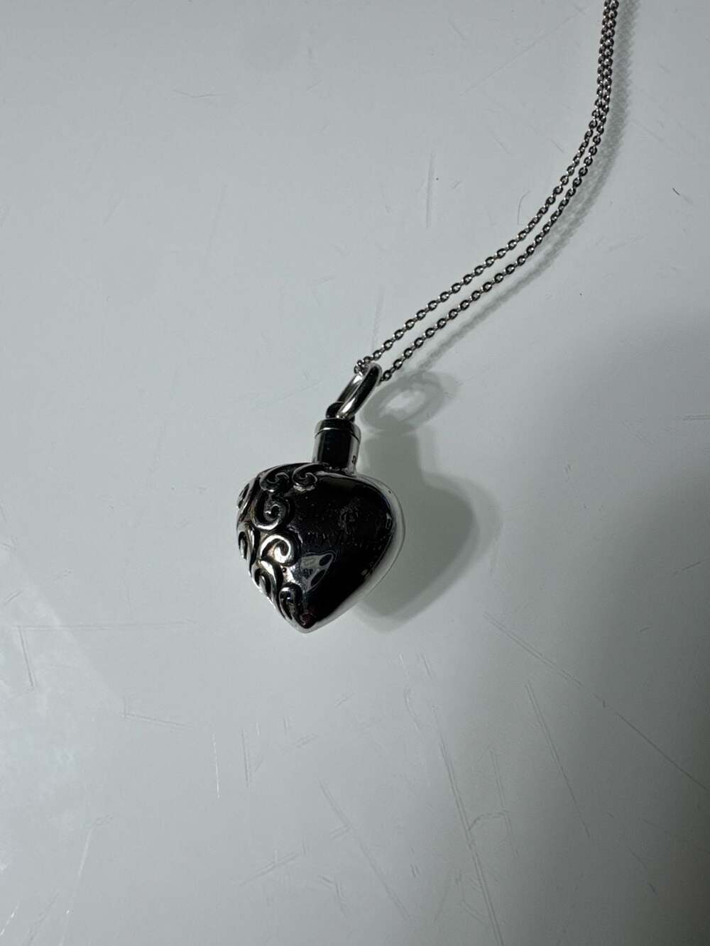 Heart Bottle Necklace Pendant for men or women Stainless Steel fashion gift